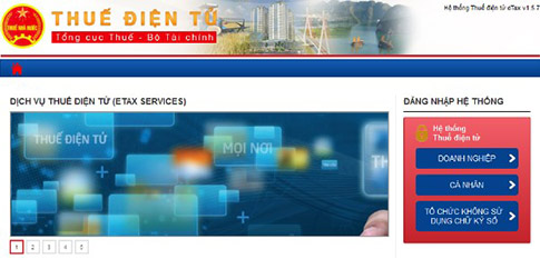 Nộp thuế điện tử là một ví dụ điển hình của số hóa quy trình