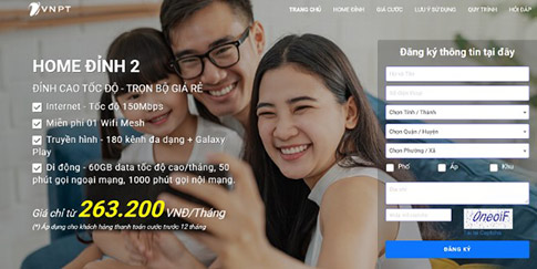 Gói Home Đỉnh 2 có nhiều ưu đãi 