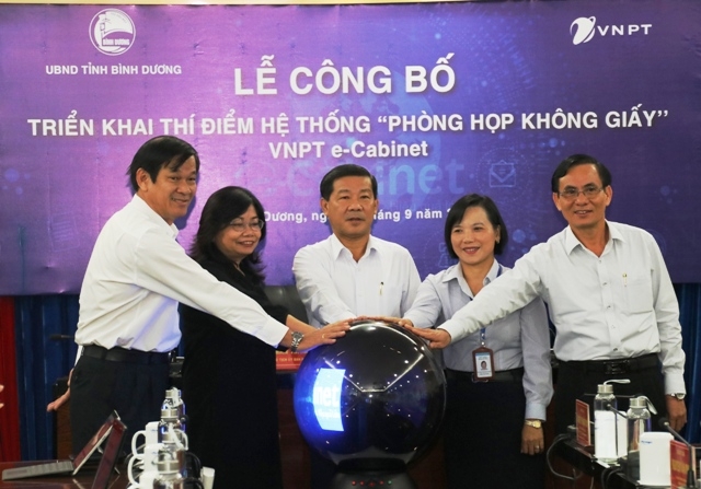 Bình Dương triển khai thí điểm phòng họp không giấy