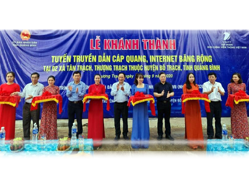VNPT Internet and 3G are coming to two last remote regions of Quang Binh