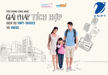 Hóa đơn điện tử trường học - Tích hợp VNPT-Invoice và vnEdu