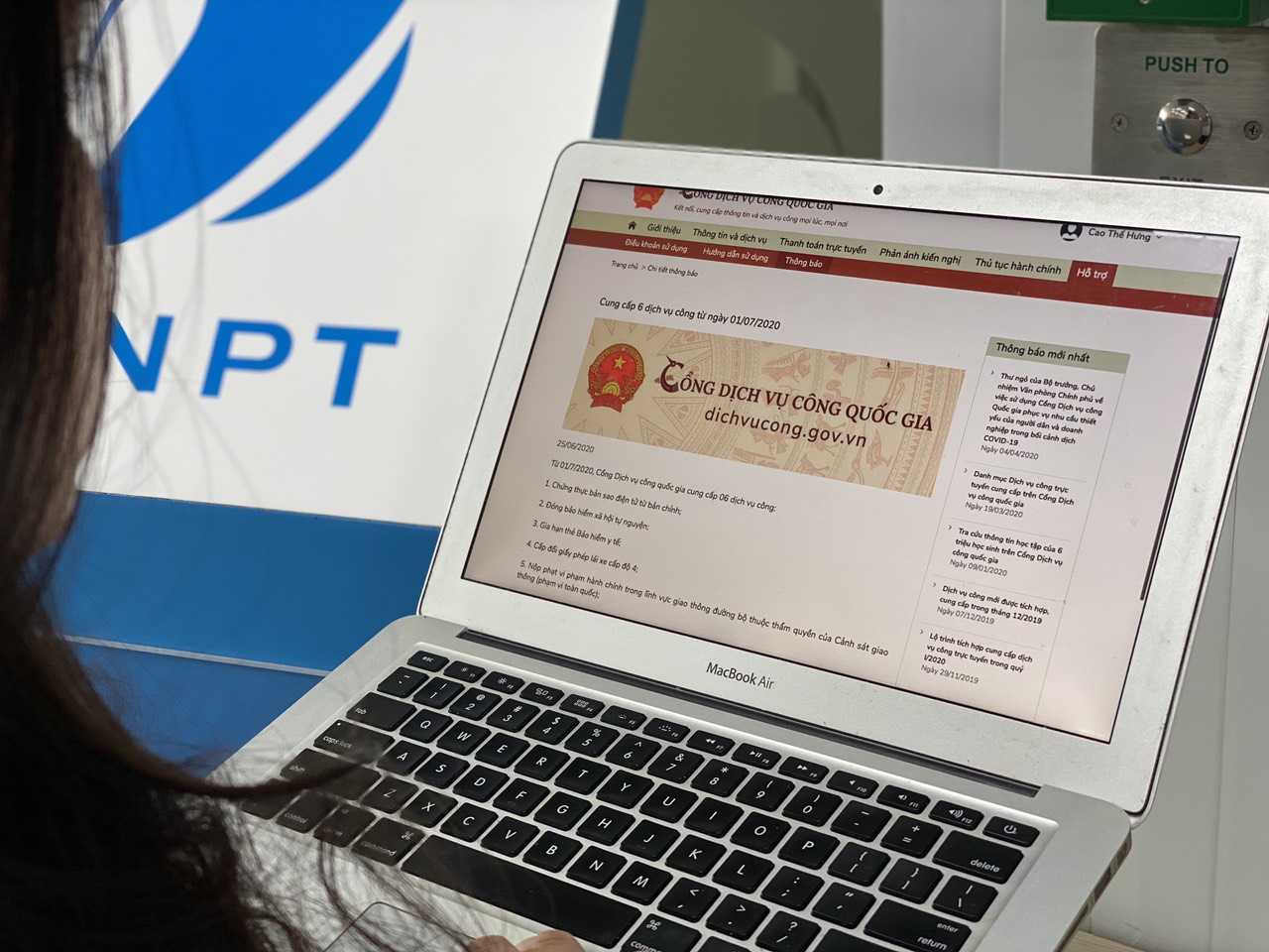 VNPT Pay là đơn vị đầu tiên cung cấp thanh toán toàn bộ dịch vụ trên Cổng Dịch vụ công quốc gia