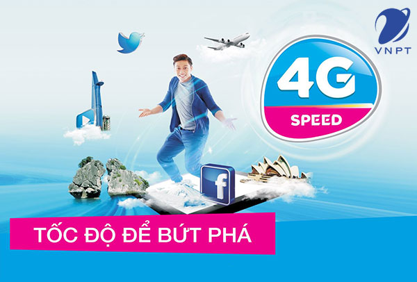 đăng ký các gói cước 4g của vinaphone