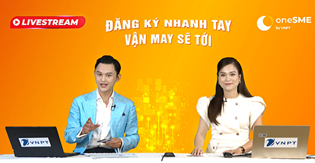 Livestream chương trình “oneSME: Đăng ký nhanh tay - vận may sẽ tới” thu hút đông đảo khán giả quan tâm
