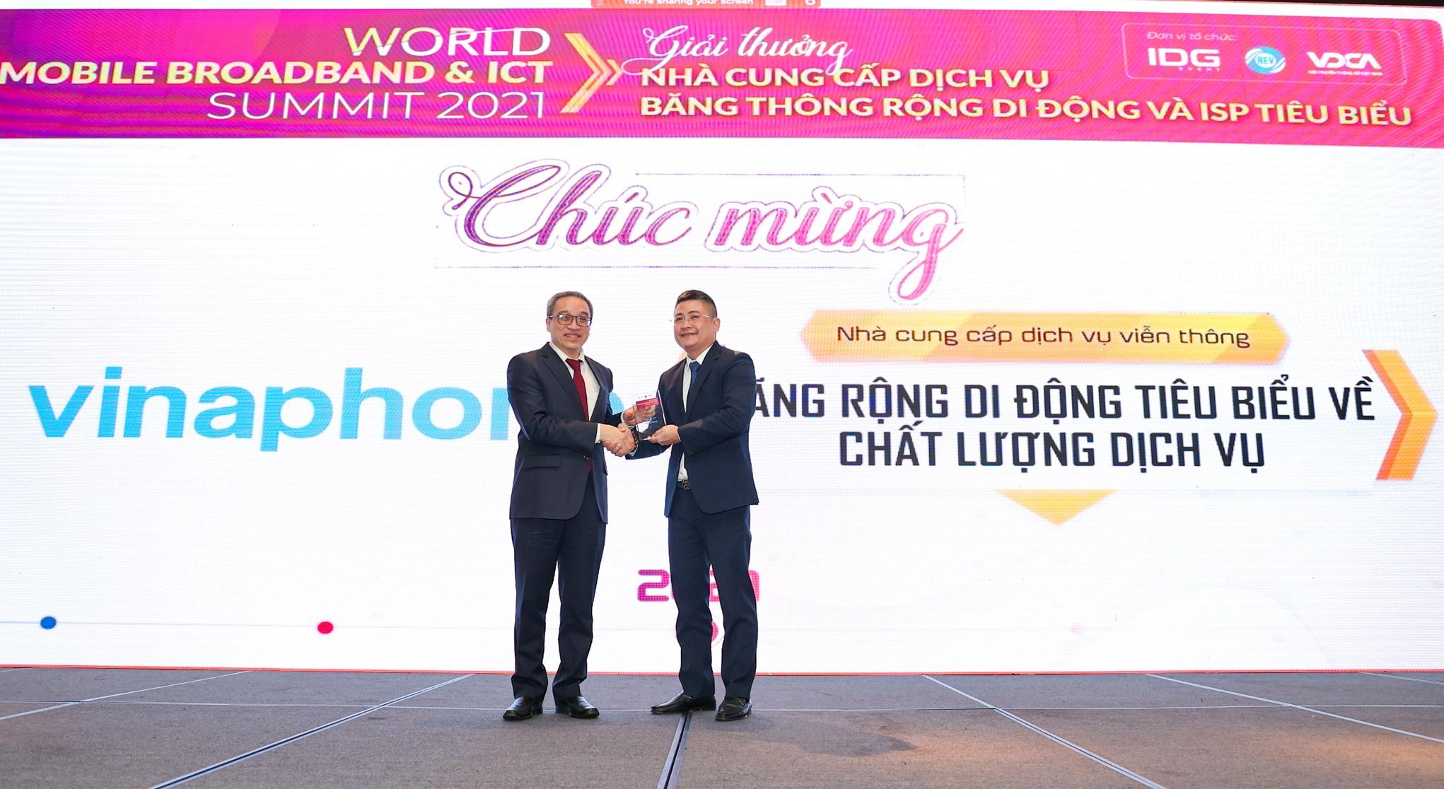 VNPT là đơn vị tiêu biểu về Chất lượng Dịch vụ Băng thông rộng Di động tại Việt Nam