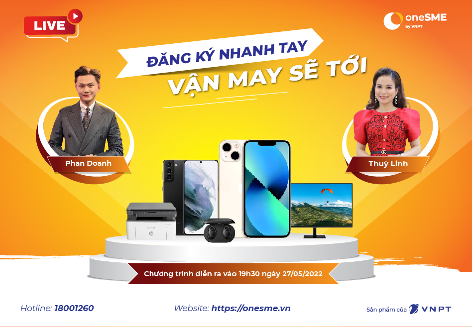 VNPT tổ chức livestream đi tìm chủ nhân điện thoại iPhone 13 và Samsung Galaxy S21