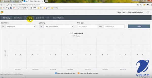 khai báo lô hàng lên vnpt check
