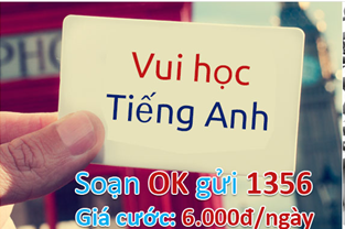 Học Vui – Trúng lớn cùng dịch vụ học Tiếng Anh của VinaPhone!