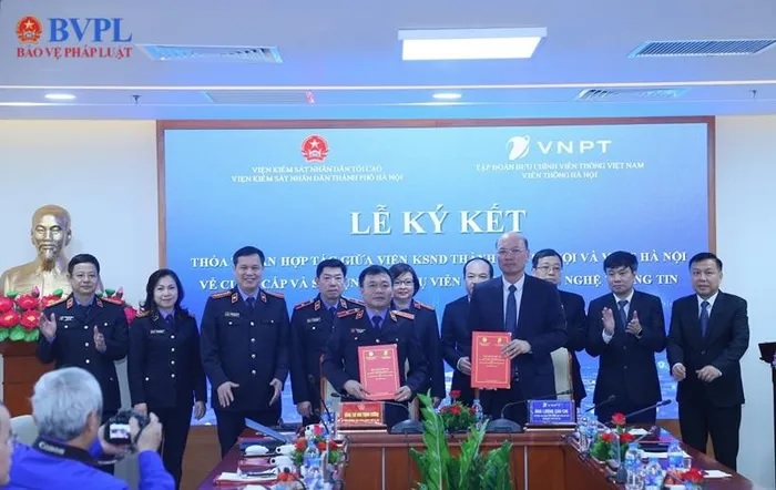 VNPT cooperates to improve digital transformation of People's Procuracy of Hanoi