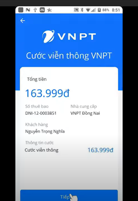 VNPT Pay bước 4