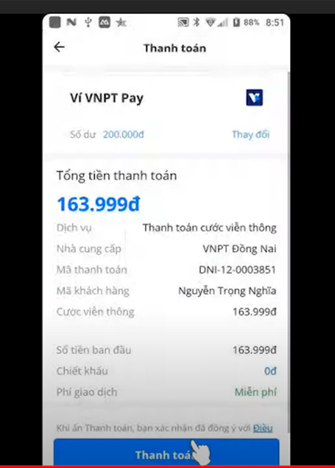 VNPT Pay bước 6