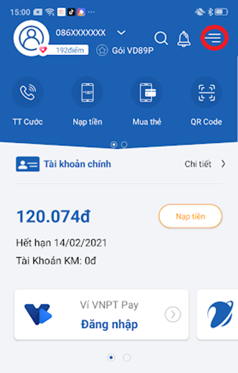  Tra cứu hóa đơn qua ứng dụng My VNPT bước 3