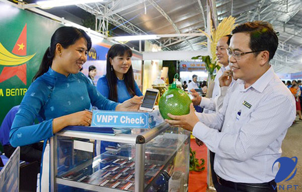 lợi ích của dán tem vnpt check lên sản phẩm ocop