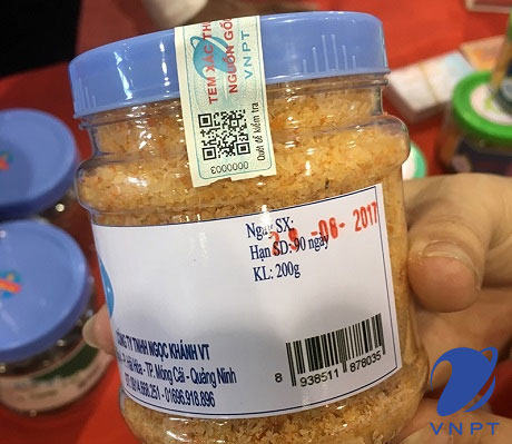 dán tem truy xuất nguồn gốc sản phẩm vnpt check