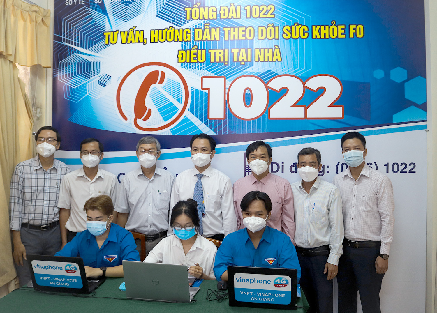 An Giang khai trương Tổng đài 1022 hỗ trợ, tư vấn F0 điều trị tại nhà