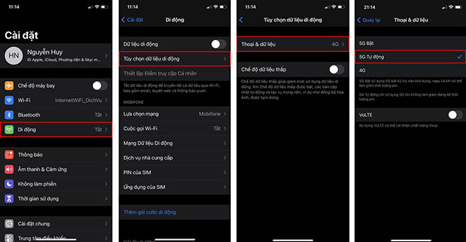 Cách kiểm tra điện thoại hệ điều hành iOS