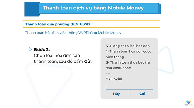 Lựa chọn loại dịch vụ mà bạn muốn sử dụng