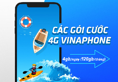 Tổng hợp những gói cước 4G 4GB VinaPhone 1 ngày cho mọi thuê bao
