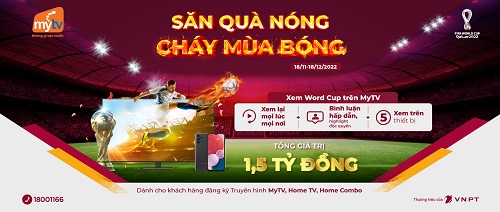 Bạn đã biết thể lệ chương trình khuyến mại "Săn quà nóng - cháy mùa bóng"?