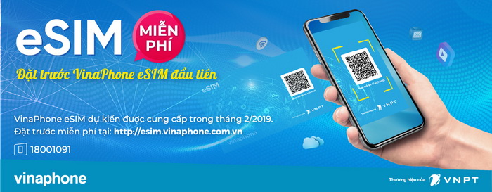 VinaPhone chính thức tiếp nhận đặt trước eSIM online