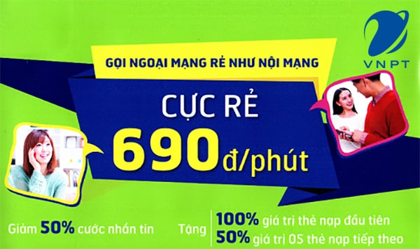 Sim VinaPhone 690 đồng nhận được rất nhiều ưu đãi khủng