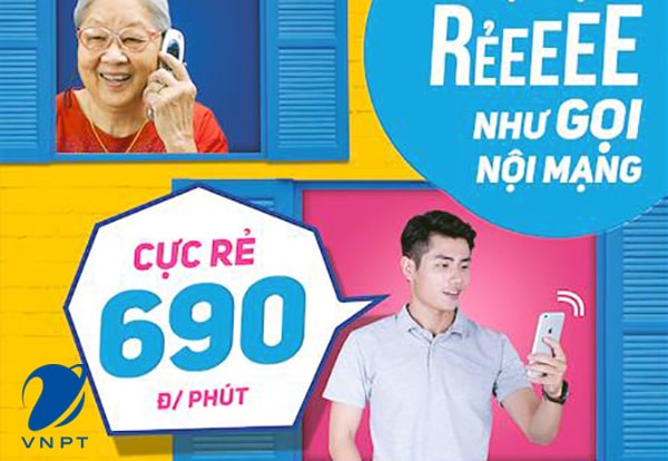 Sim vina690 gọi ngoại mạng rẻ như nội mạng, chỉ 690 đồng