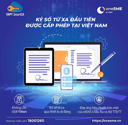 VNPT là đơn vị tiên phong cung cấp dịch vụ ký số theo mô hình ký số từ xa 