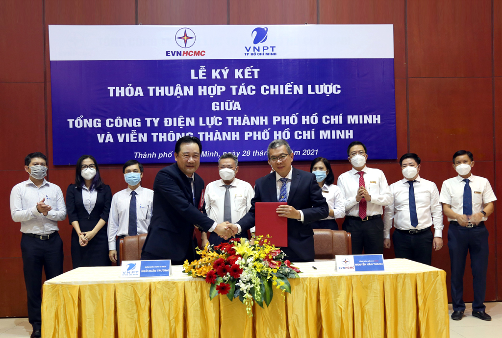 VNPT TP HCM trở thành đối tác chiến lược của Tổng công ty Điện lực Thành phố