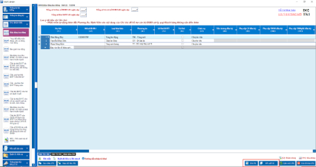 Chọn ghi để lưu lại hồ sơ đã kê khai