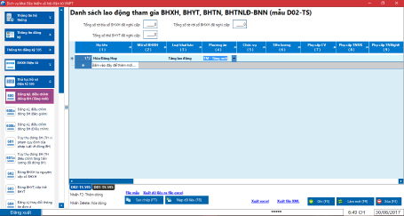 Chọn loại khai báo và điền thông tin còn thiếu