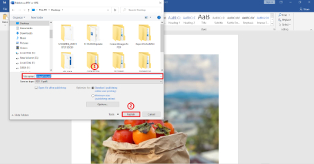 Chọn nơi lưu file và đặt tên file