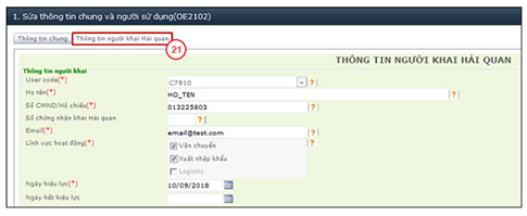 Bước 12 cập nhật chữ ký số hải quan vnpt