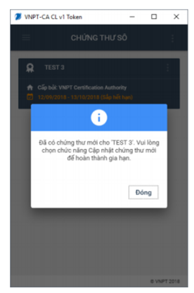 Gia hạn trên thiết bị USB Token bước 4
