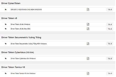 Lựa chọn Drive phù hợp với chứng thư số