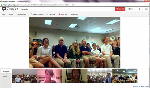 Ứng dụng họp hội nghị trực tuyến với Google Hangout