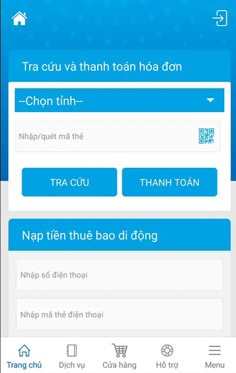 nhập thông tin cần thiết trước khi thanh toán