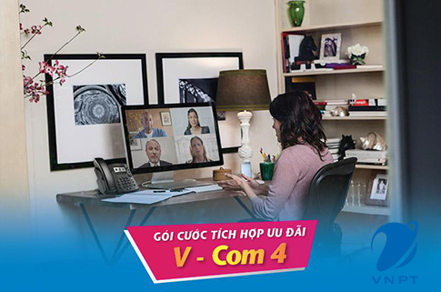 Gói dịch vụ họp truyền hình trực tuyến v-com4