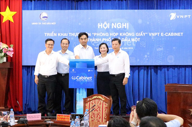 VNPT triển khai VNPT e-Cabinet cho Tp. Thủ Dầu Một - Bình Dương