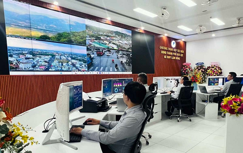 Trung tâm điều hành thông minh thành phố Bảo Lộc chính thức đi vào hoạt động