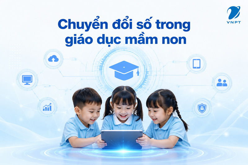 Chuy&ecirc;̉n đ&ocirc;̉i s&ocirc;́ trong giáo dục giúp các trường m&acirc;̀m non n&acirc;ng cao ch&acirc;́t lượng chăm sóc, nu&ocirc;i dưỡng và giáo dục trẻ.