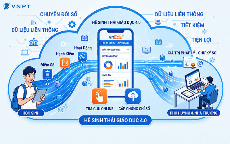 Học bạ điện tử có giá trị pháp lý như học bạ giấy