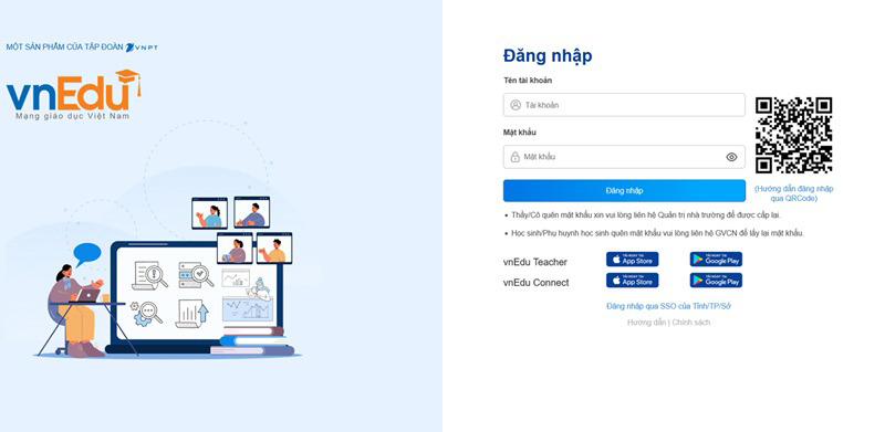 Đăng nhập vào hệ thống.