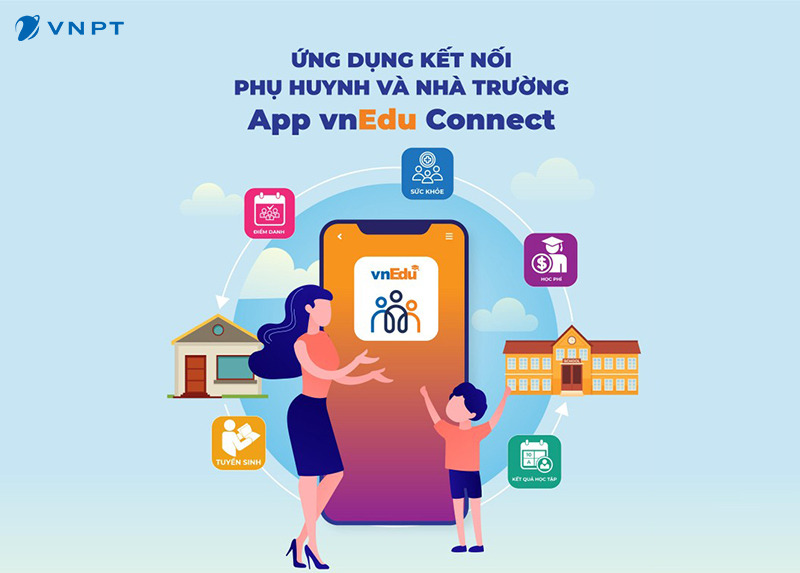 vnEdu Connect kết nối hiệu quả giữa nhà trường và gia đình