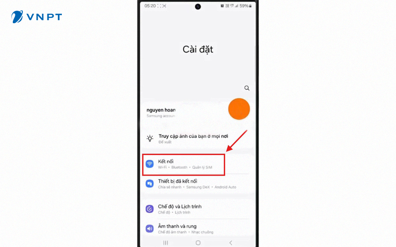 Cài đặt eSIM trên điện thoại Android