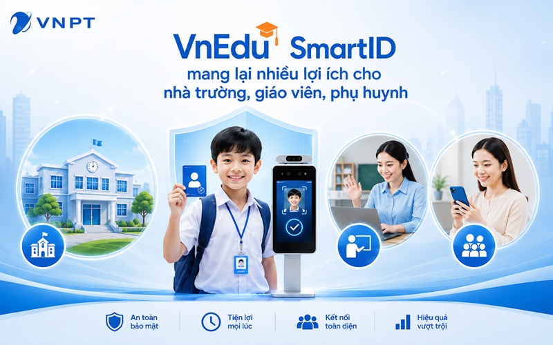 Hệ thống điểm danh bằng nhận diện khuôn mặt vnEdu mang lại lợi ích toàn diện