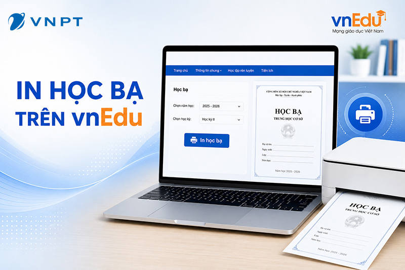 Các thầy cô nên in thử một bản trước khi in học bạ hàng loạt