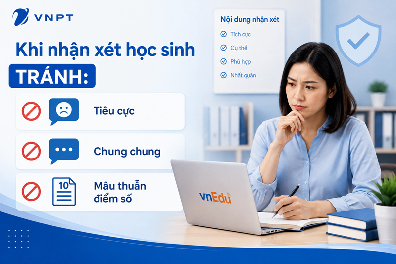 Mẫu lời nhận xét của giáo viên chuẩn sư phạm