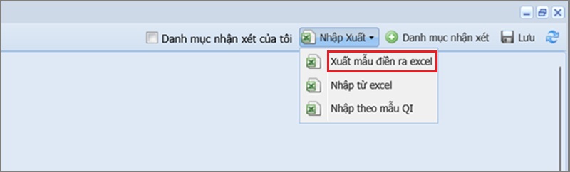 Kiểm tra kết quả và xuất danh sách nhận xét để rà soát trước khi hoàn tất