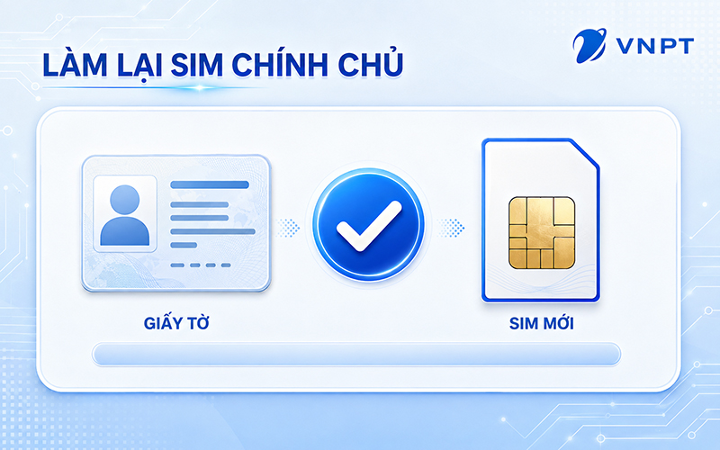 Khi cấp lại SIM chính chủ, khách hàng cần chuẩn bị giấy tờ và thông tin thuê bao để xác minh.