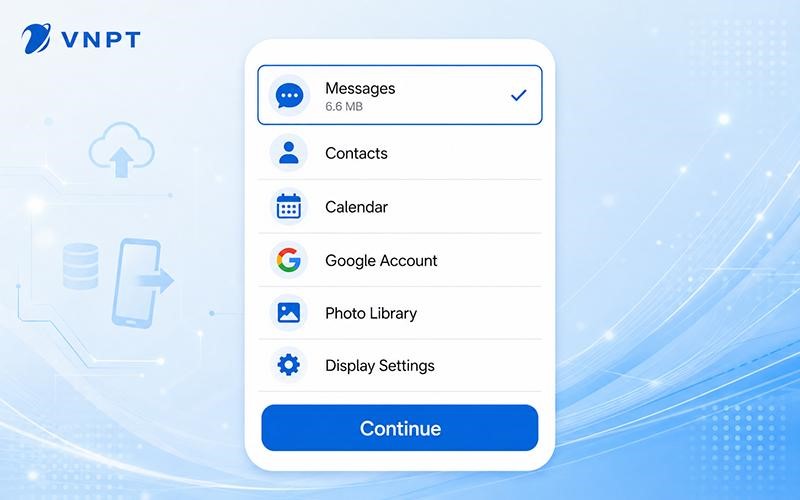 Chọn chuyển tin nhắn từ Android sang iPhone